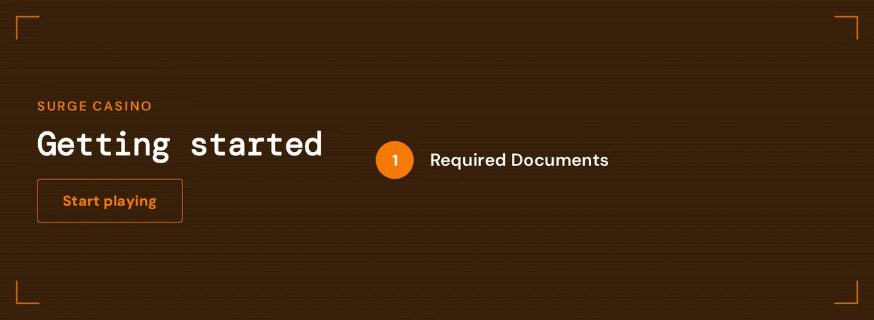 Prepare documents, start playing.