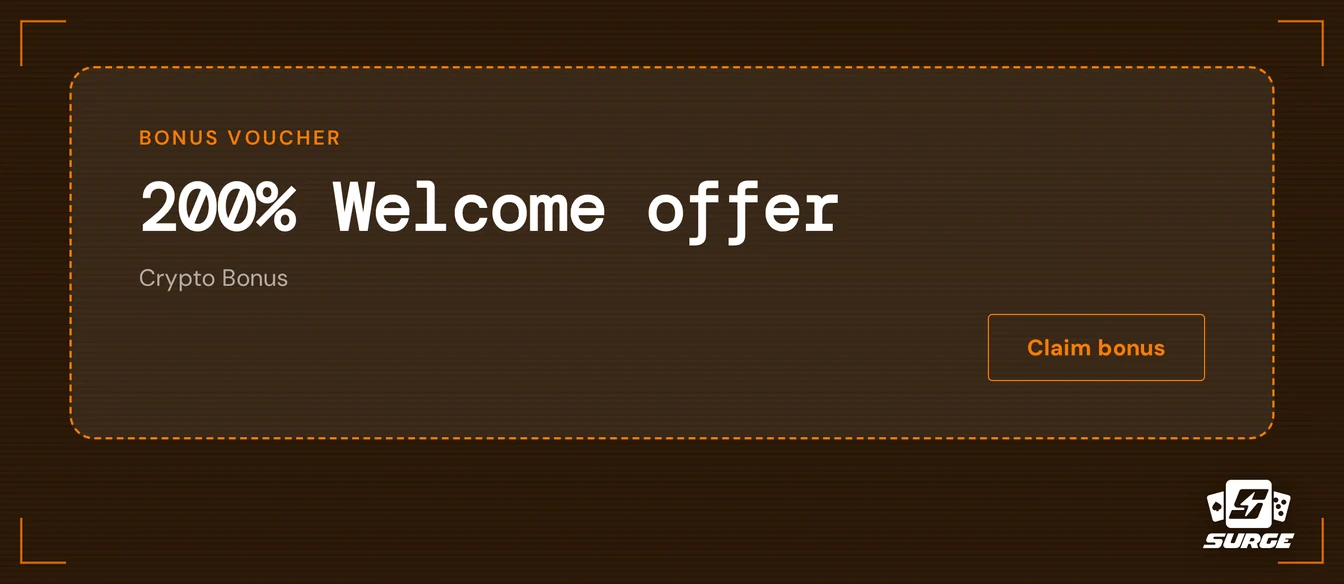 Activate crypto welcome bonus